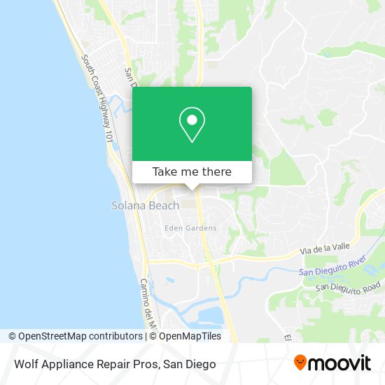 Wolf Appliance Repair Pros map