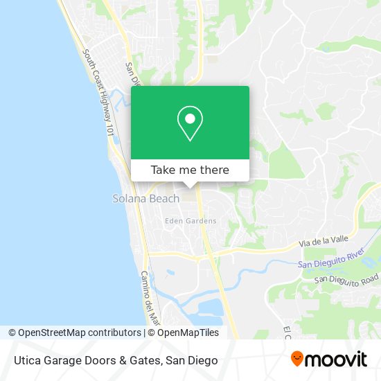 Utica Garage Doors & Gates map