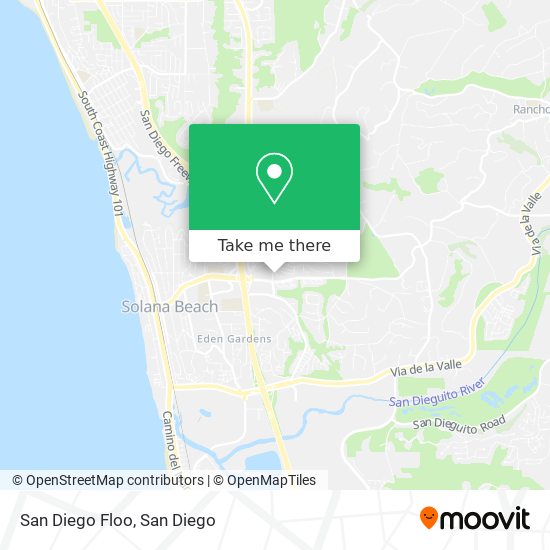 San Diego Floo map