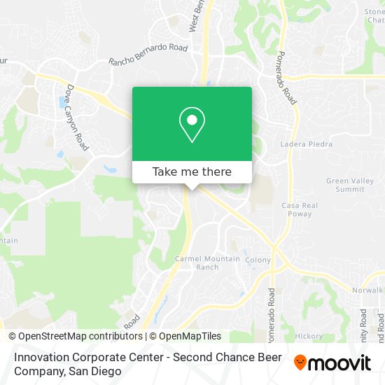 Mapa de Innovation Corporate Center - Second Chance Beer Company