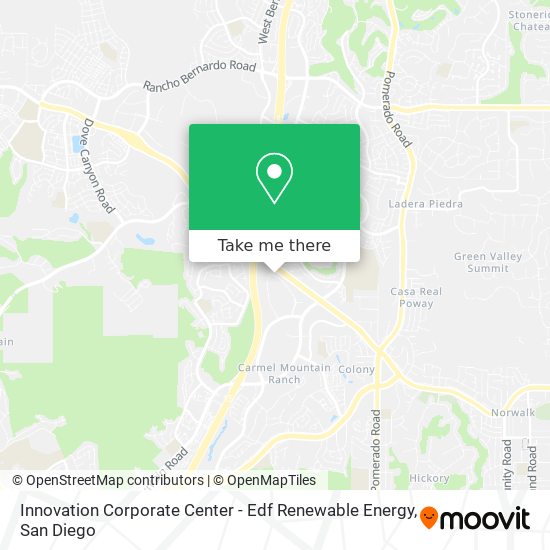 Mapa de Innovation Corporate Center - Edf Renewable Energy