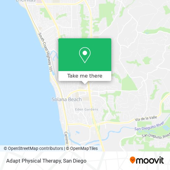 Adapt Physical Therapy map