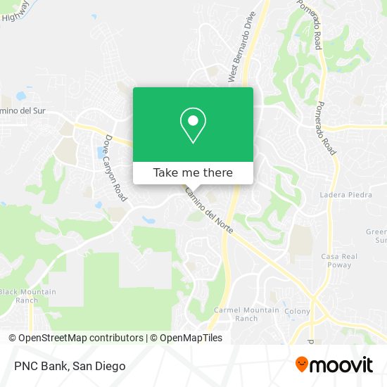 PNC Bank map