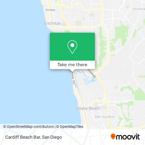 Cardiff Beach Bar map