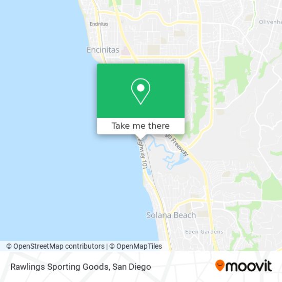 Rawlings Sporting Goods map