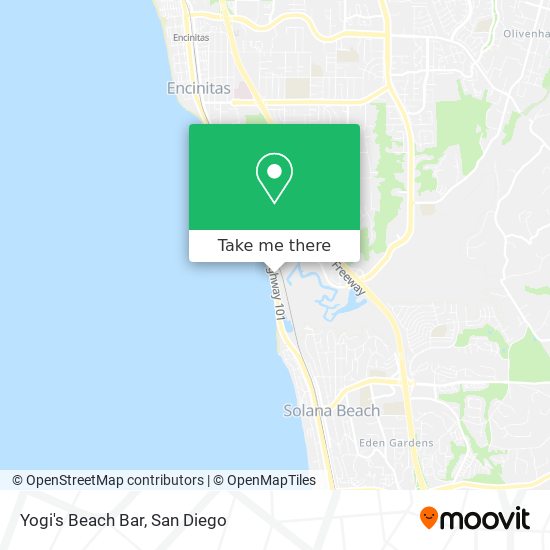 Yogi's Beach Bar map