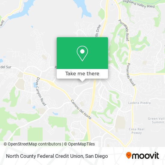 Mapa de North County Federal Credit Union