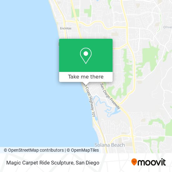 Magic Carpet Ride Sculpture map