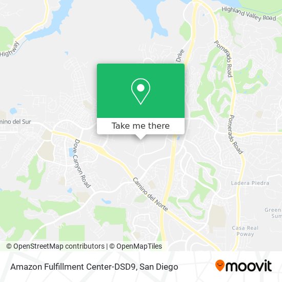 Amazon Fulfillment Center-DSD9 map