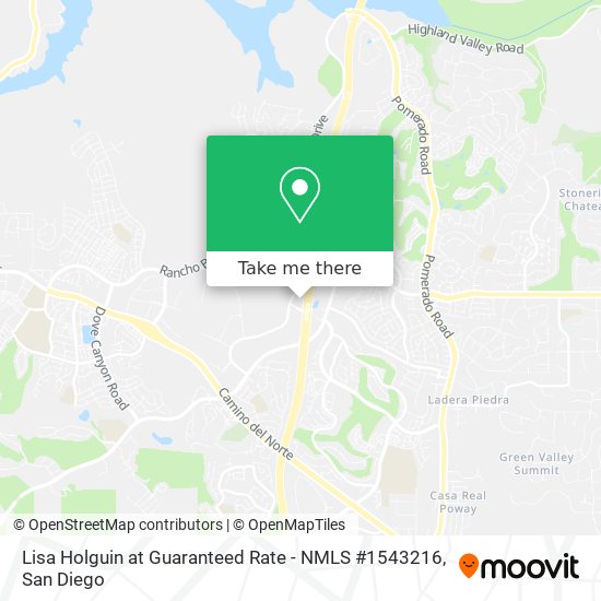 Mapa de Lisa Holguin at Guaranteed Rate - NMLS #1543216