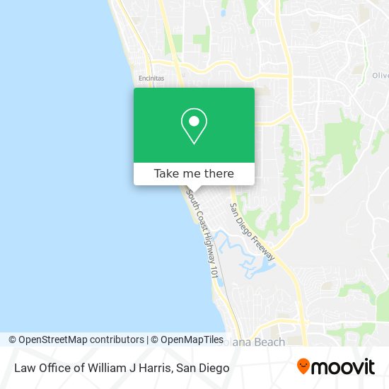 Law Office of William J Harris map