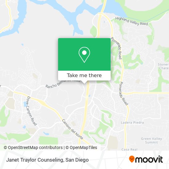 Janet Traylor Counseling map