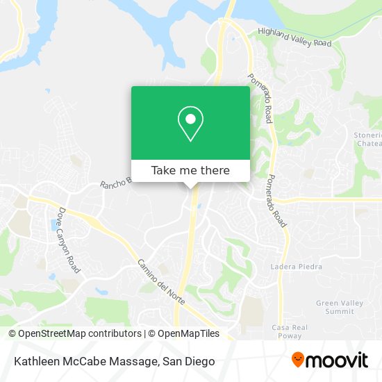 Kathleen McCabe Massage map