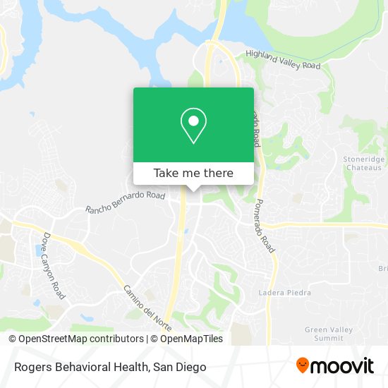 Mapa de Rogers Behavioral Health