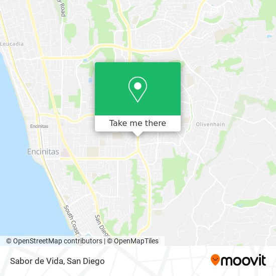 Sabor de Vida map