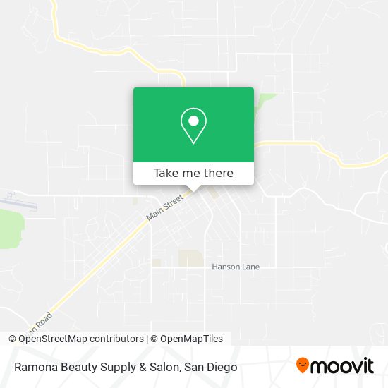 Ramona Beauty Supply & Salon map