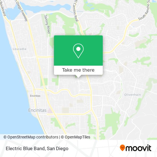 Electric Blue Band map