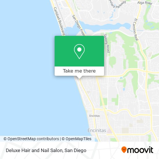 Deluxe Hair and Nail Salon map