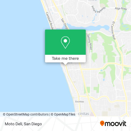 Moto Deli map
