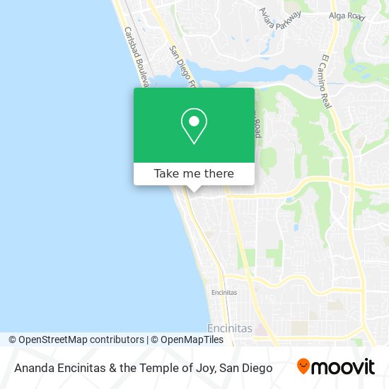 Mapa de Ananda Encinitas & the Temple of Joy