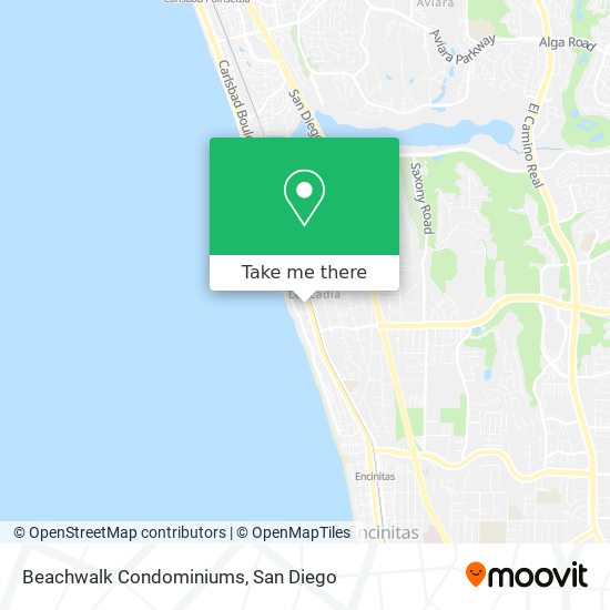 Mapa de Beachwalk Condominiums