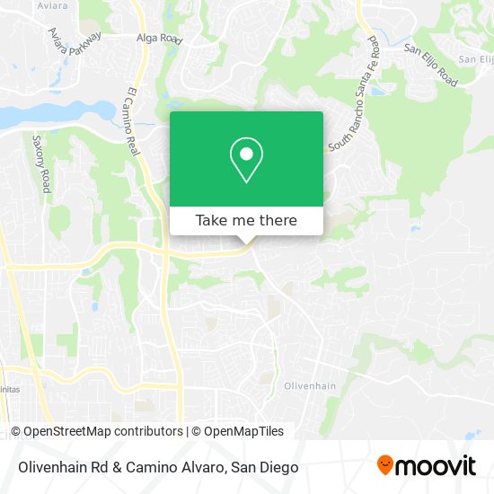 Mapa de Olivenhain Rd & Camino Alvaro