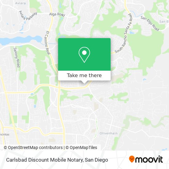 Mapa de Carlsbad Discount Mobile Notary