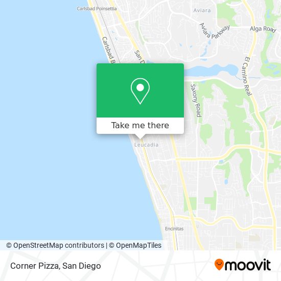 Mapa de Corner Pizza