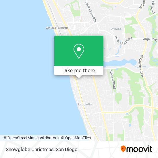 Snowglobe Christmas map