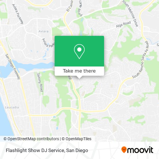 Flashlight Show DJ Service map