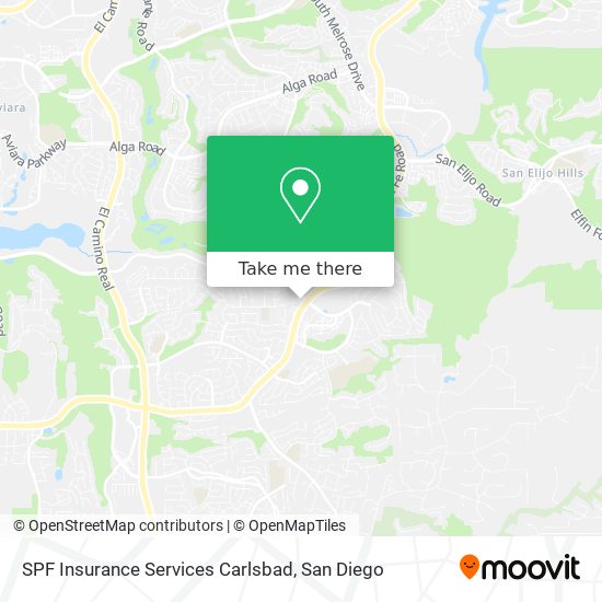 SPF Insurance Services Carlsbad map