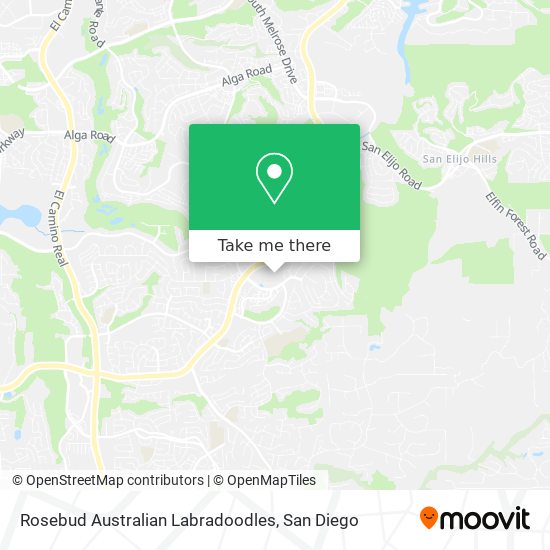 Rosebud Australian Labradoodles map