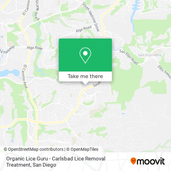 Organic Lice Guru - Carlsbad Lice Removal Treatment map