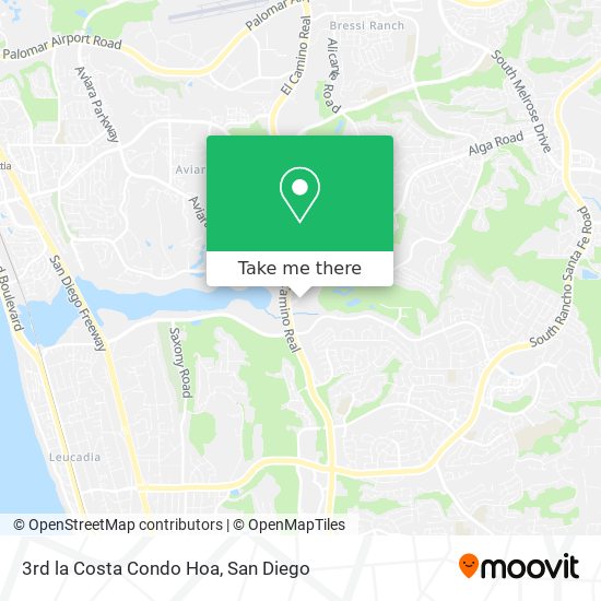 3rd la Costa Condo Hoa map