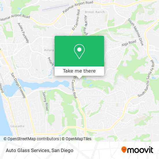 Auto Glass Services map