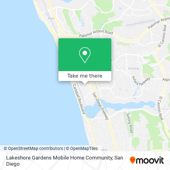 Lakeshore Gardens Mobile Home Community map