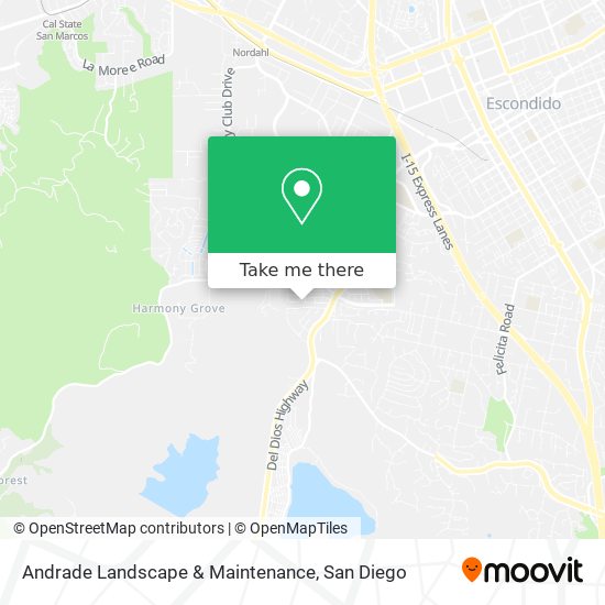 Andrade Landscape & Maintenance map