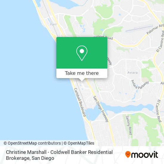 Christine Marshall - Coldwell Banker Residential Brokerage map