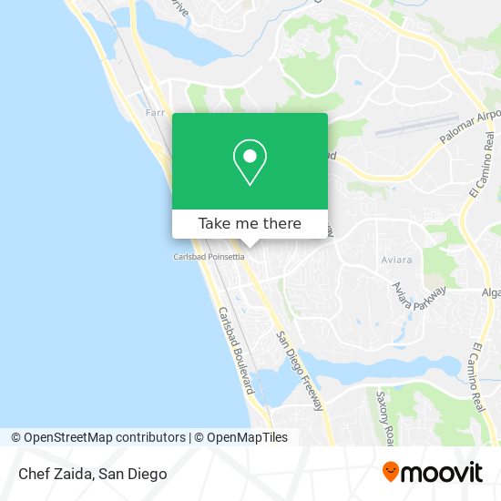 Chef Zaida map