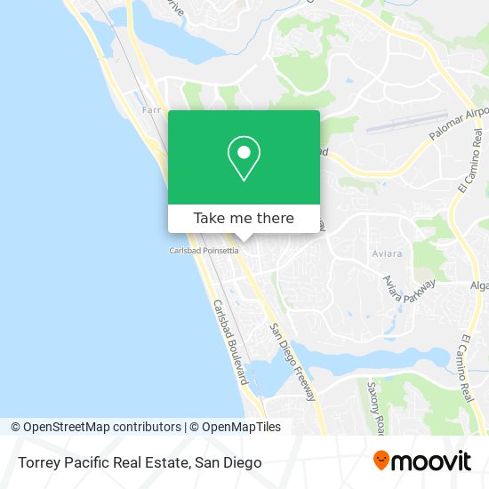 Torrey Pacific Real Estate map