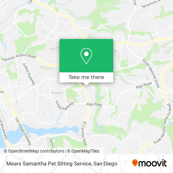 Mapa de Mears Samantha Pet Sitting Service