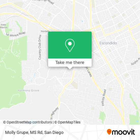 Mapa de Molly Grupe, MS Rd