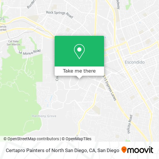 Certapro Painters of North San Diego, CA map