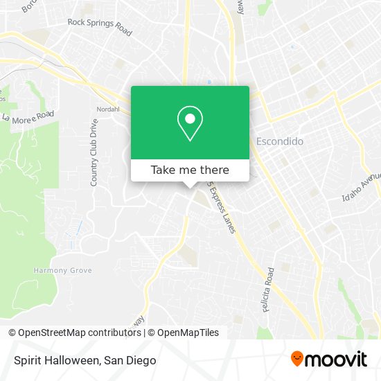 Mapa de Spirit Halloween