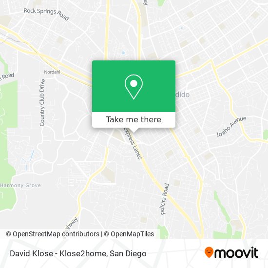 David Klose - Klose2home map