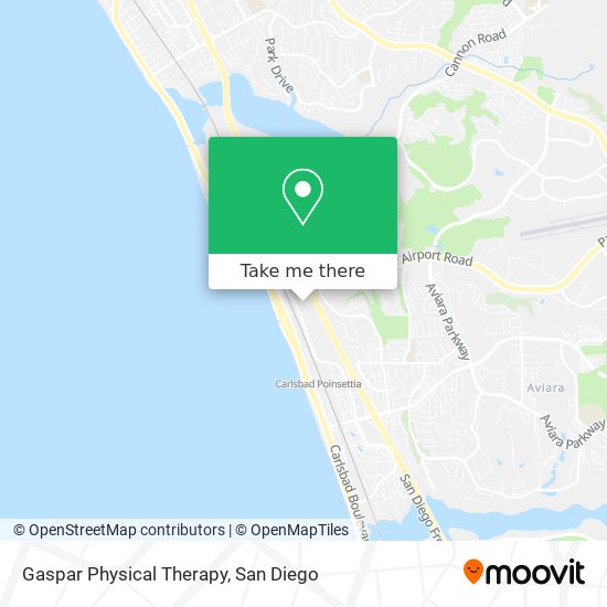 Gaspar Physical Therapy map