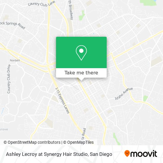 Ashley Lecroy at Synergy Hair Studio map