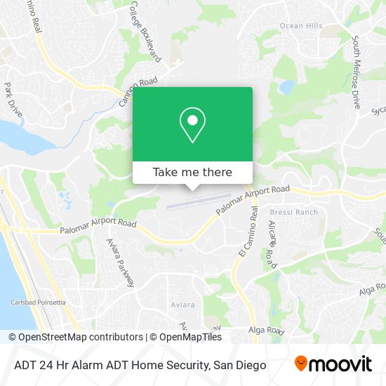 Mapa de ADT 24 Hr Alarm ADT Home Security