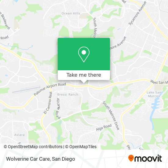 Wolverine Car Care map