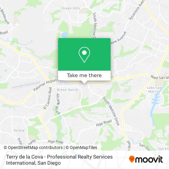 Terry de la Cova - Professional Realty Services International map